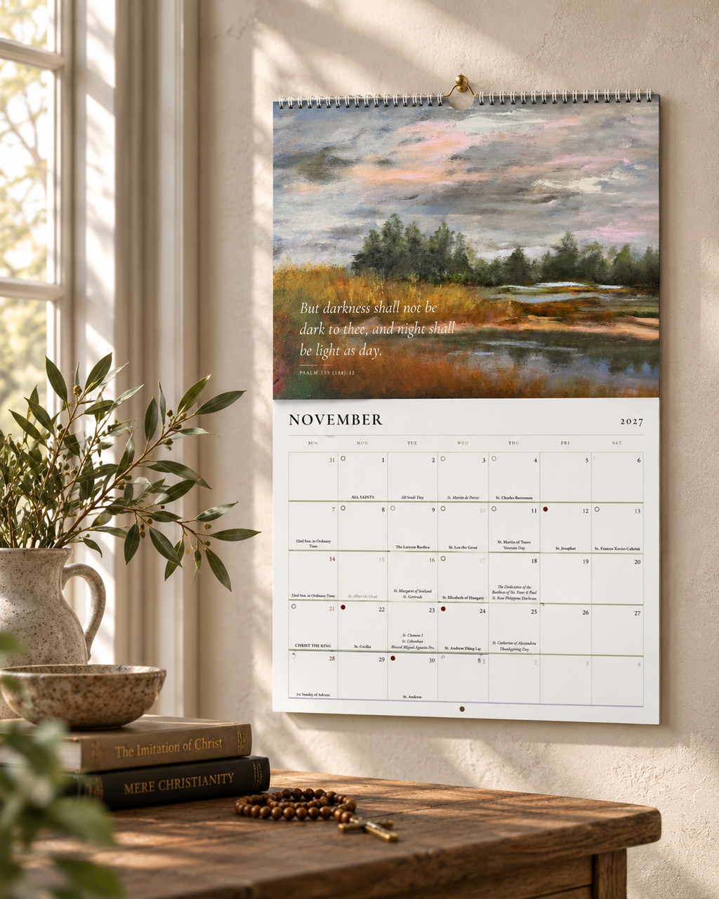 2027 Catholic Liturgical Calendar, Trish Gober Oil Paintings, Feast Days, Psalm Verses