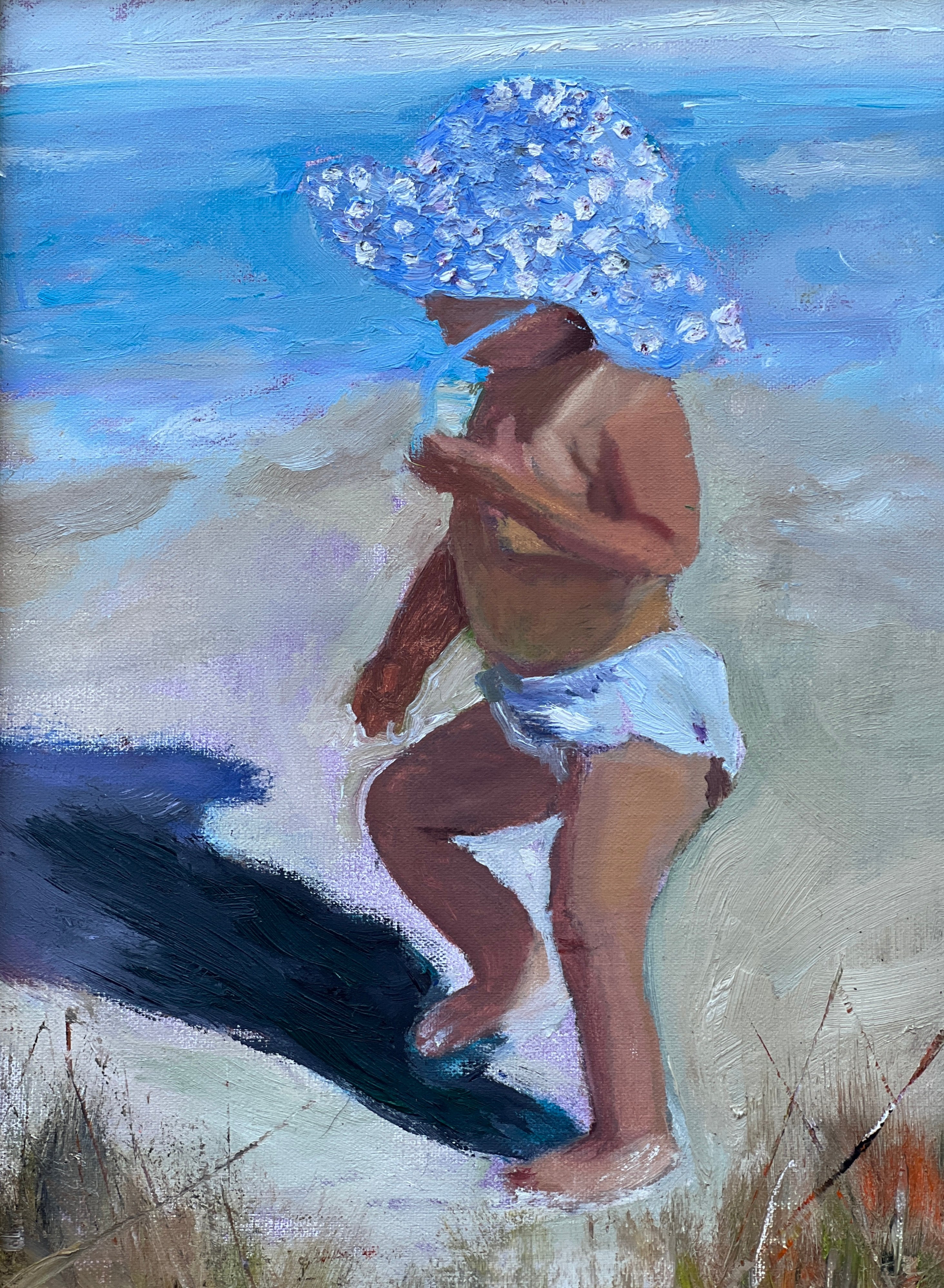 Blue Hat — Original Artwork