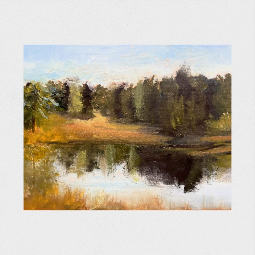 Trees Planted by Water - Fine Art Print